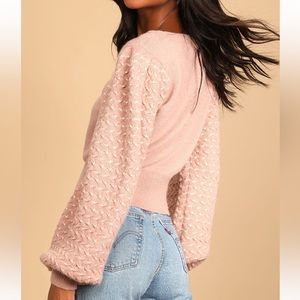 Light pink Lulus sweater